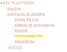 ARTS PLASTIQUES       photos       peintures et dessins bords de mer plaines et montagnes Egypte fantasmagories rencontres        gravures
