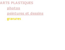 ARTS PLASTIQUES       photos       peintures et dessins       gravures