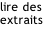 lire des  extraits